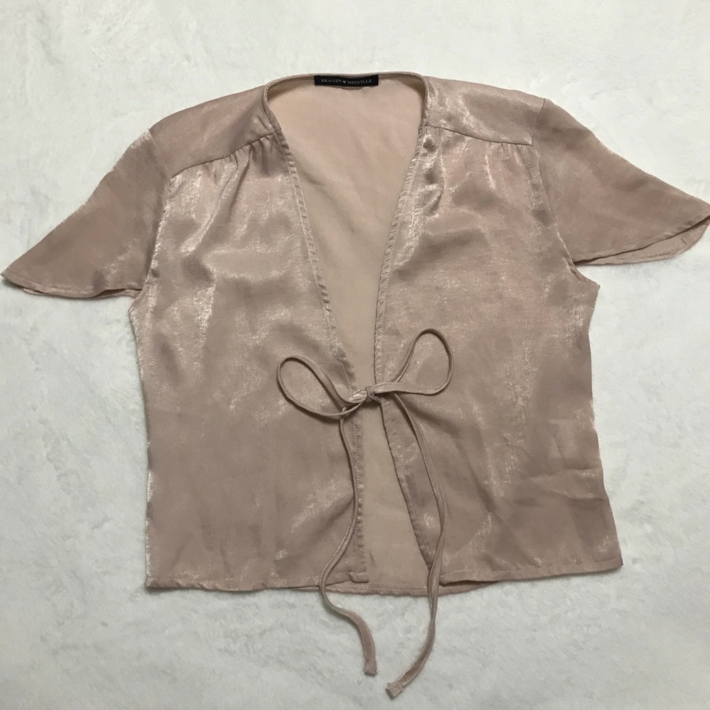 Brandy Melville Blush Blouse